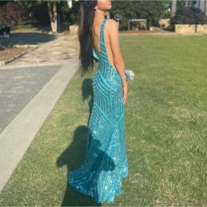 Jovani Prom Dress 59762 in color Aqua.